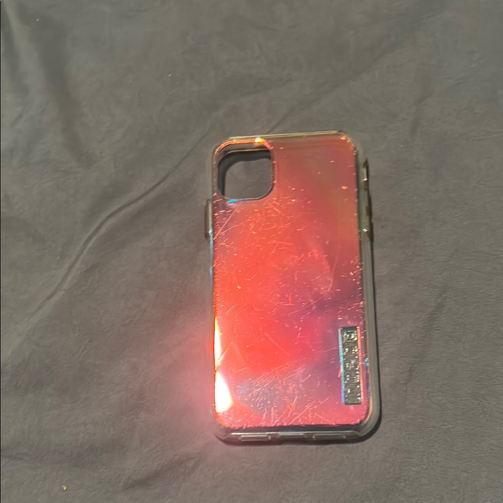 Iridescent Phone Case with Black Trim